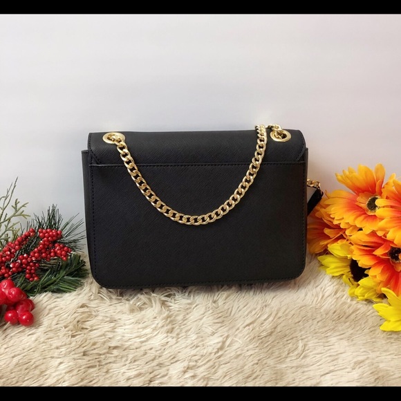 NWT MICHAEL KORS Tina Gold Chain Shoulder bag - Picture 3 of 8